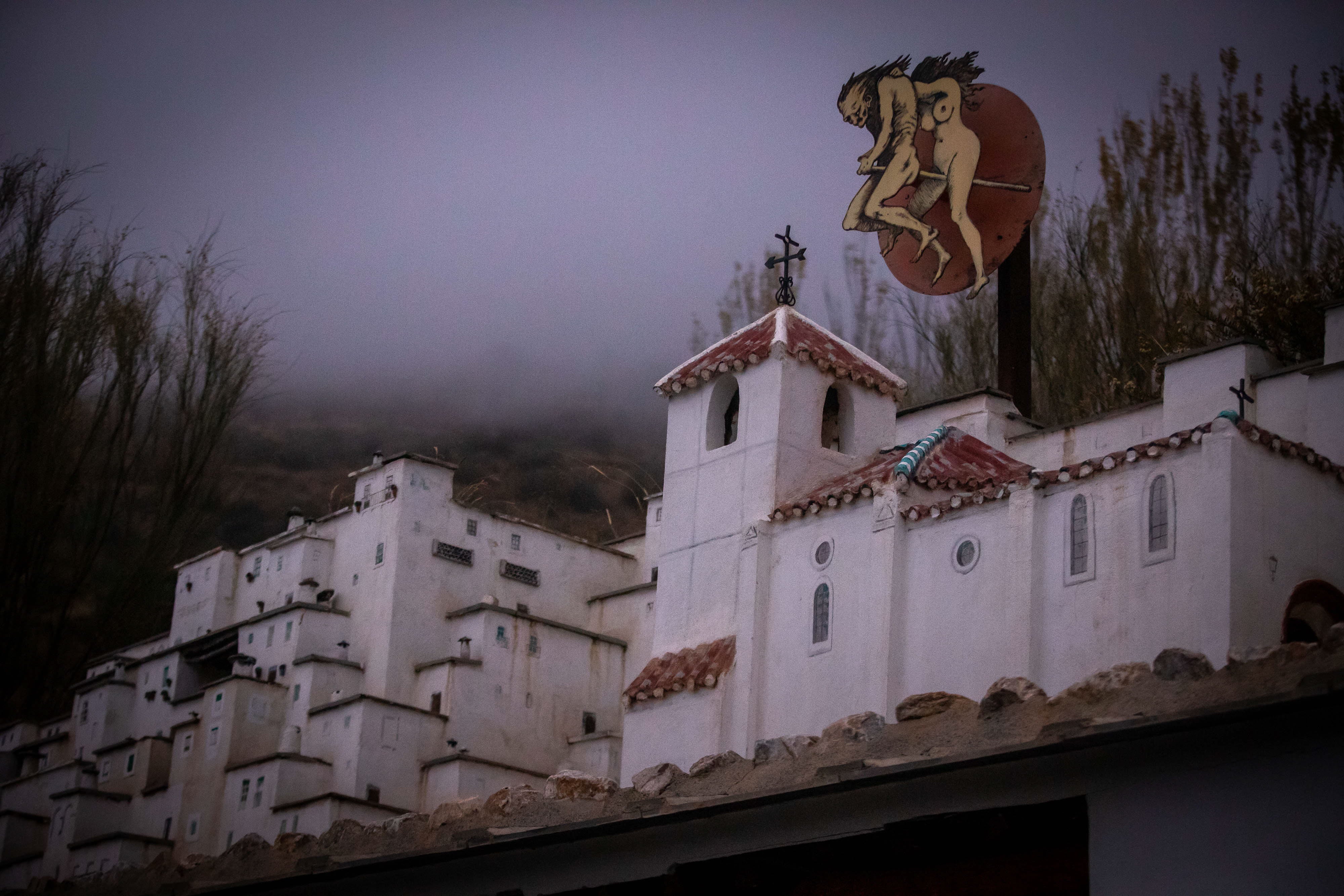 Vistas de Soportújar, en la Alpujarra granadina.