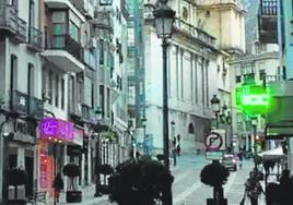 Calle Bernabé Soriano, en el centro de la capital.