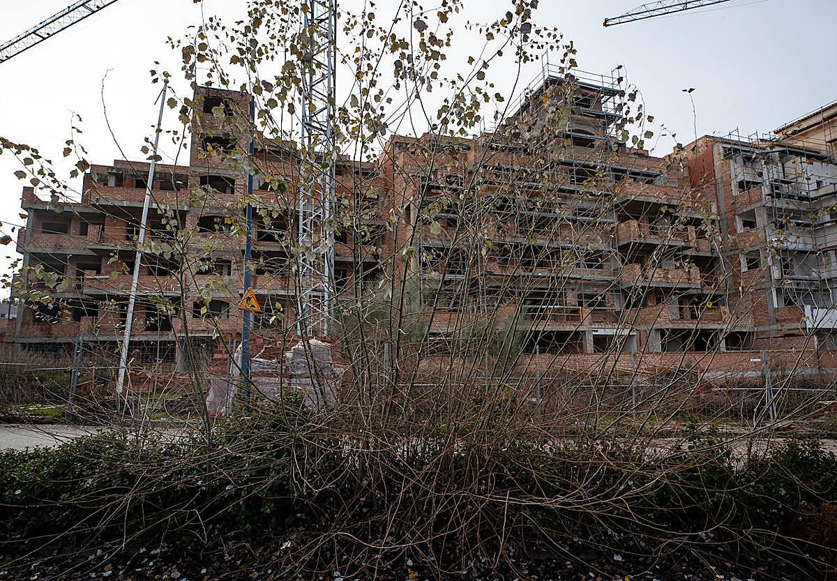 Imagen secundaria 1 - Imágenes de los bloques y las calles en la urbanización. 