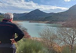 Vista del pantano del Quiebrajano.