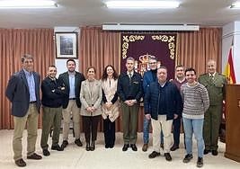 Encuentro con los medios de comunicación en la Subdelegación de Defensa de Jaén.
