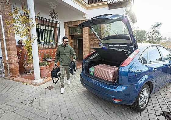 Un cliente en una vivienda de uso turístico en el Realejo.