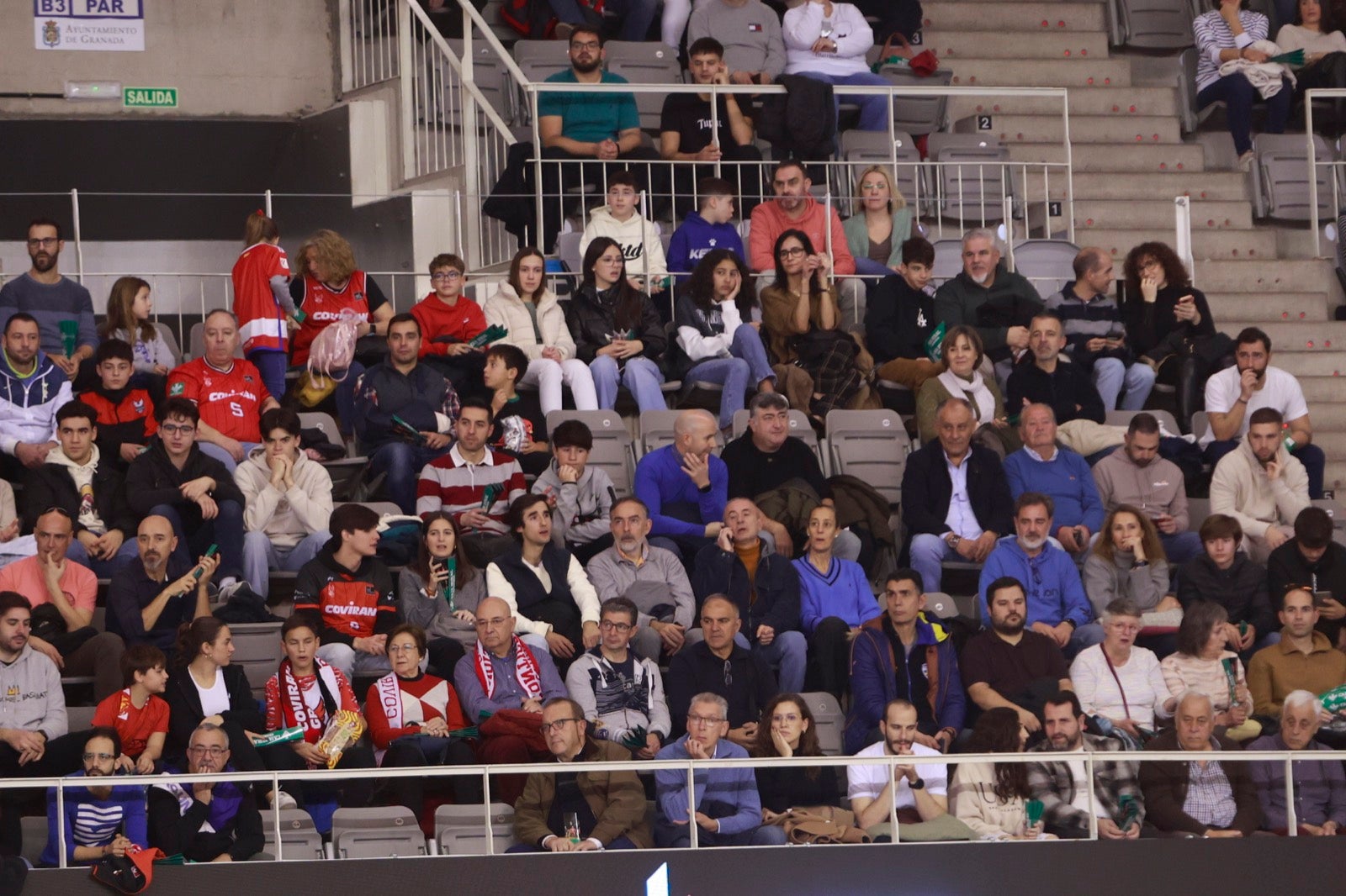 Encuéntrate en las gradas del Palacio durante el Covirán-Barcelona