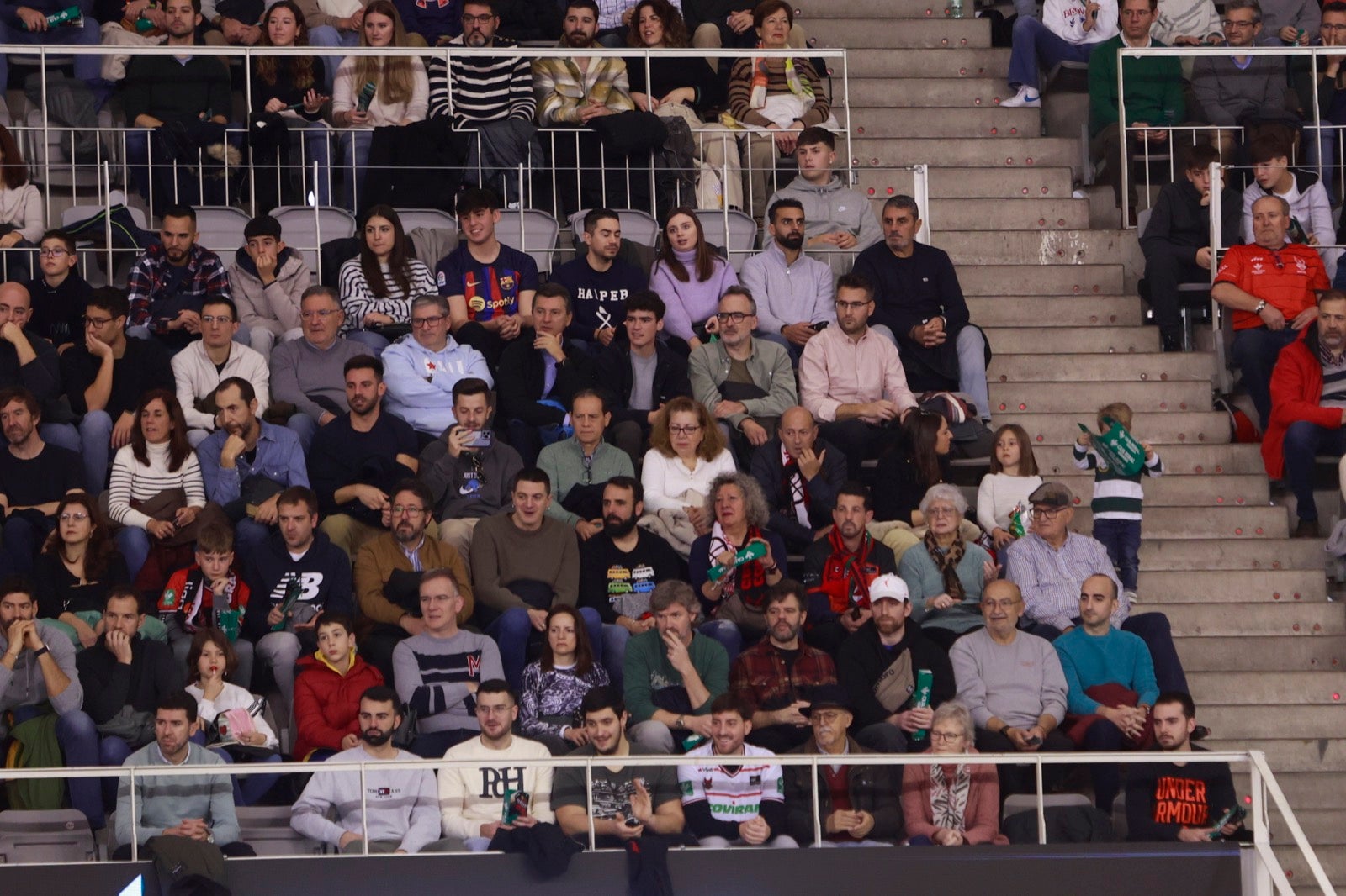 Encuéntrate en las gradas del Palacio durante el Covirán-Barcelona