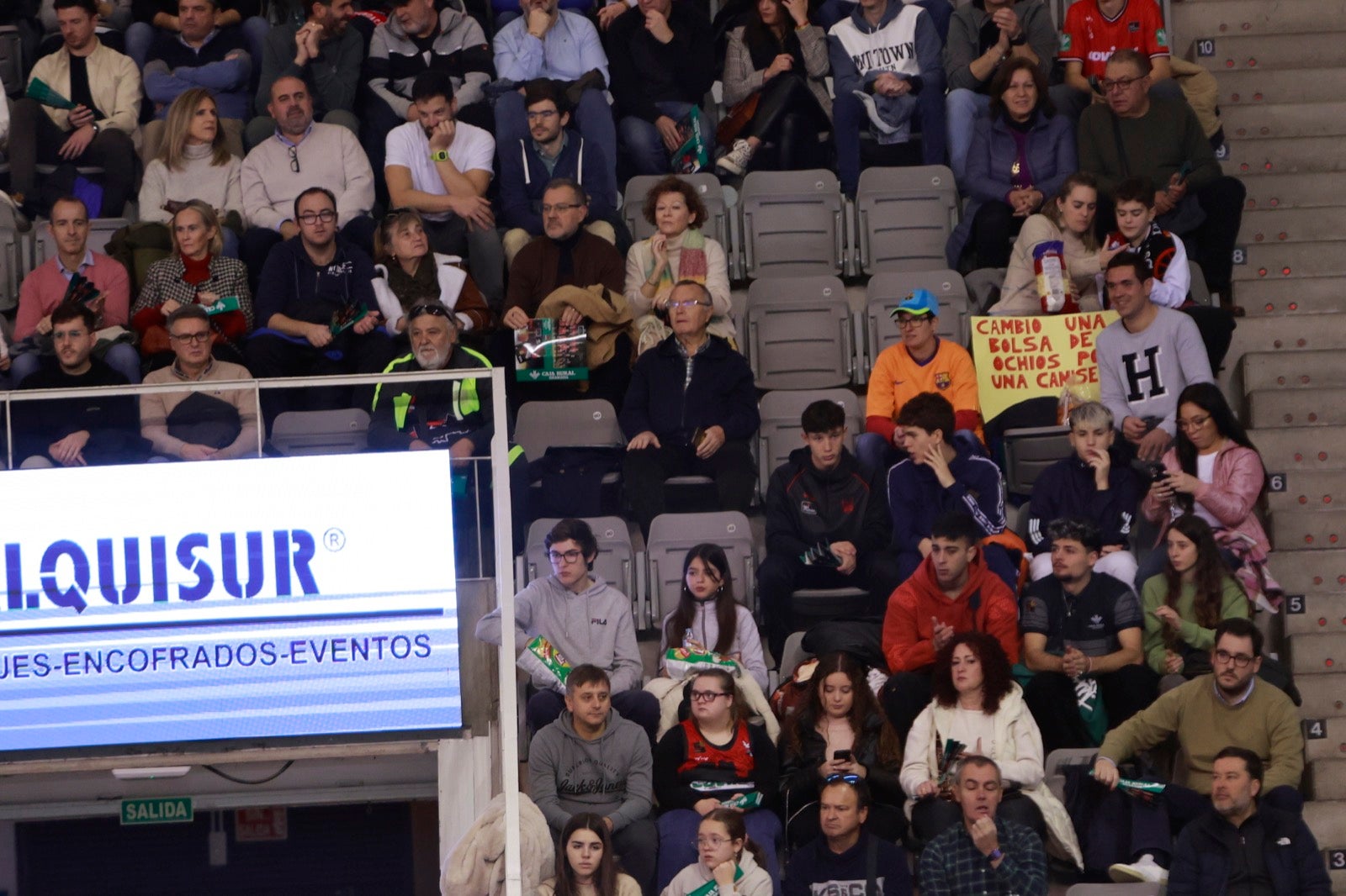 Encuéntrate en las gradas del Palacio durante el Covirán-Barcelona