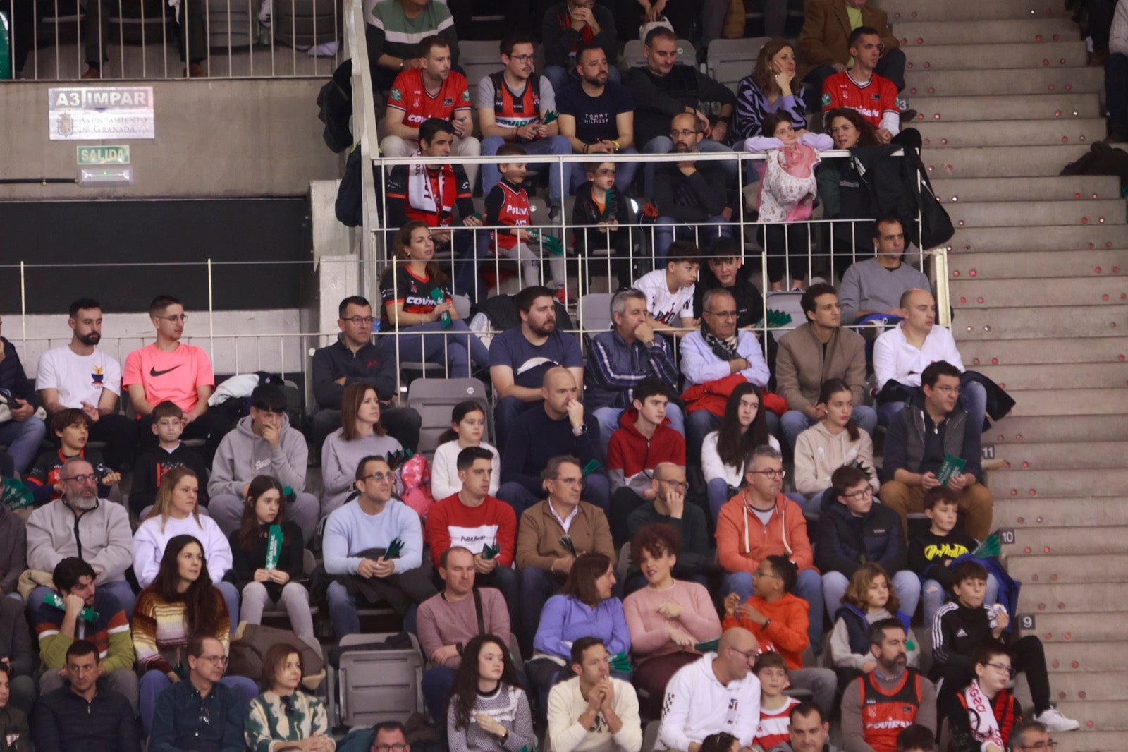 Encuéntrate en las gradas del Palacio durante el Covirán-Barcelona