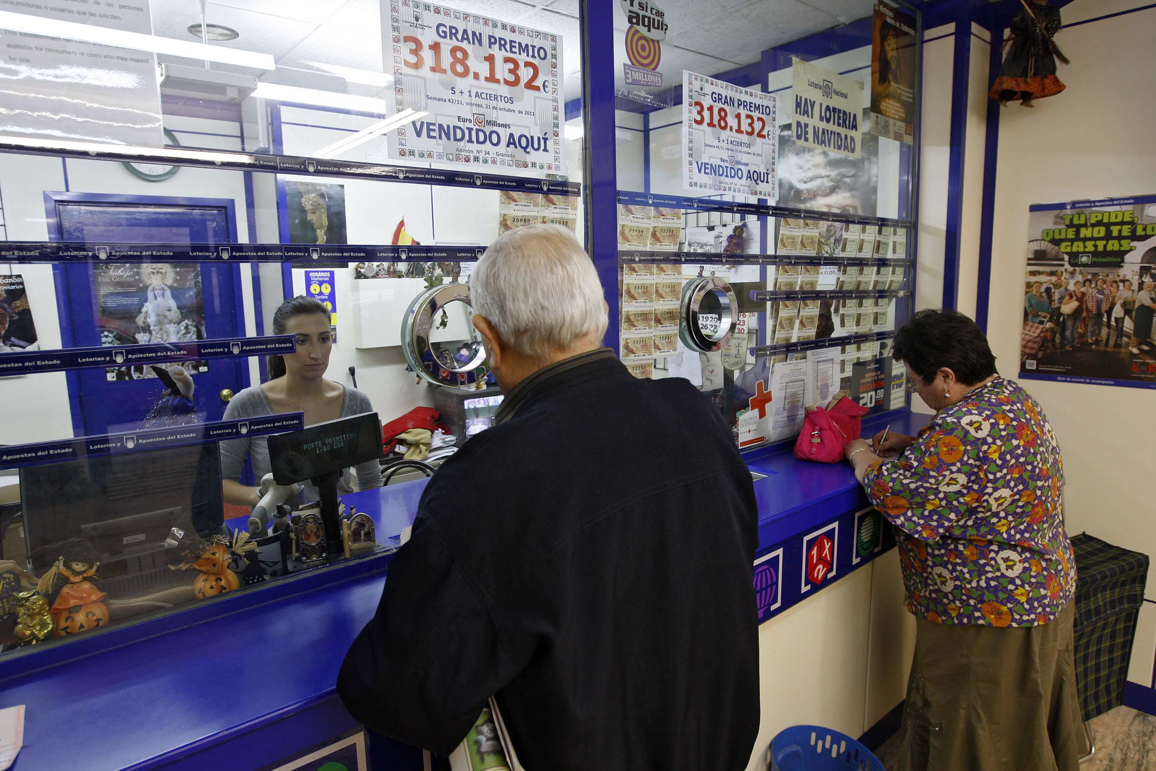 Una administración de Loterías.
