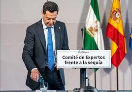 Juanma Moreno, presidente de la Junta.