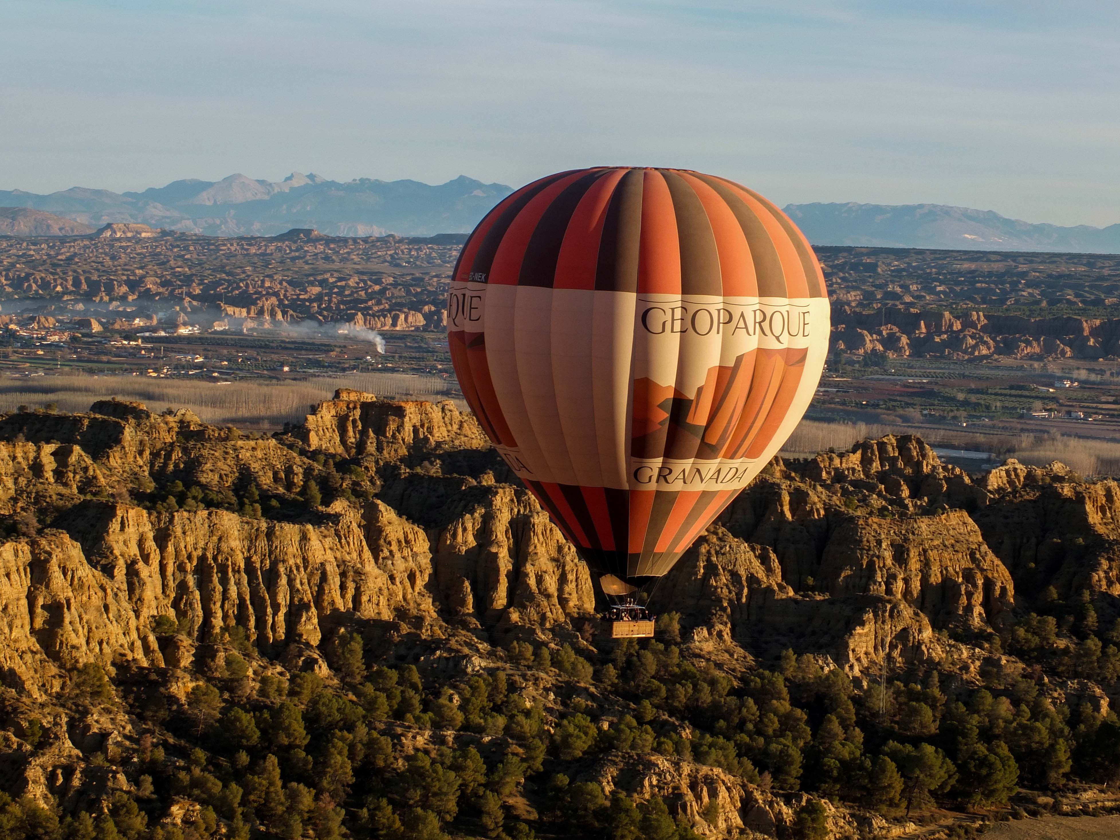 Las imágenes del Geoparque de Granada a vista de pájaro