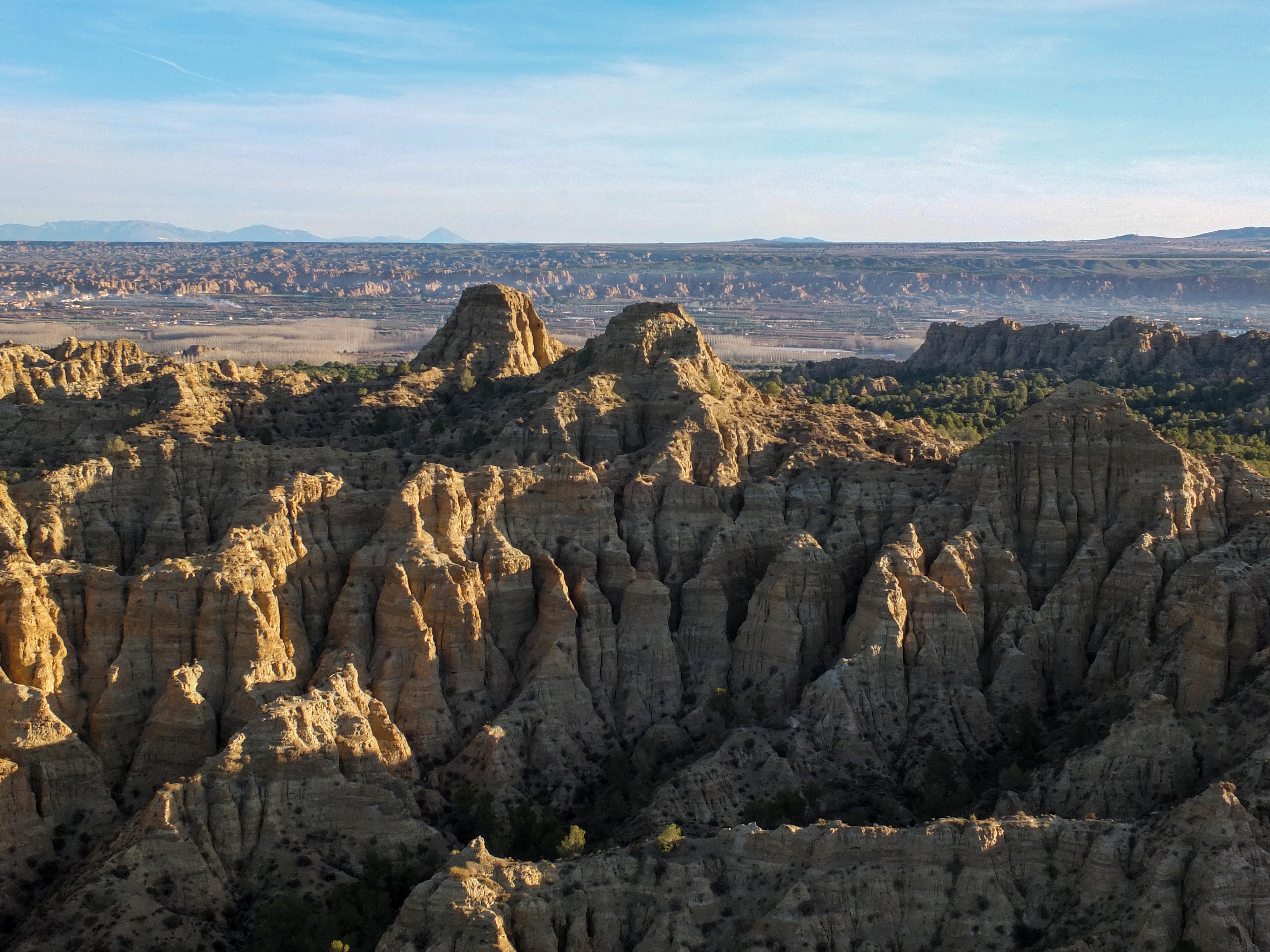 Las imágenes del Geoparque de Granada a vista de pájaro