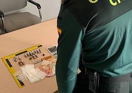 Material incautado en la operación.