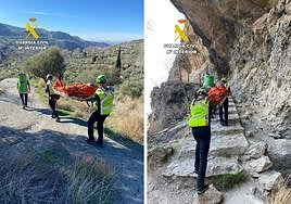 Doble rescate en Sierra Nevada.