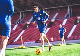 Édgar no se arrepiente de cambiar el Betis por la UD Almería.