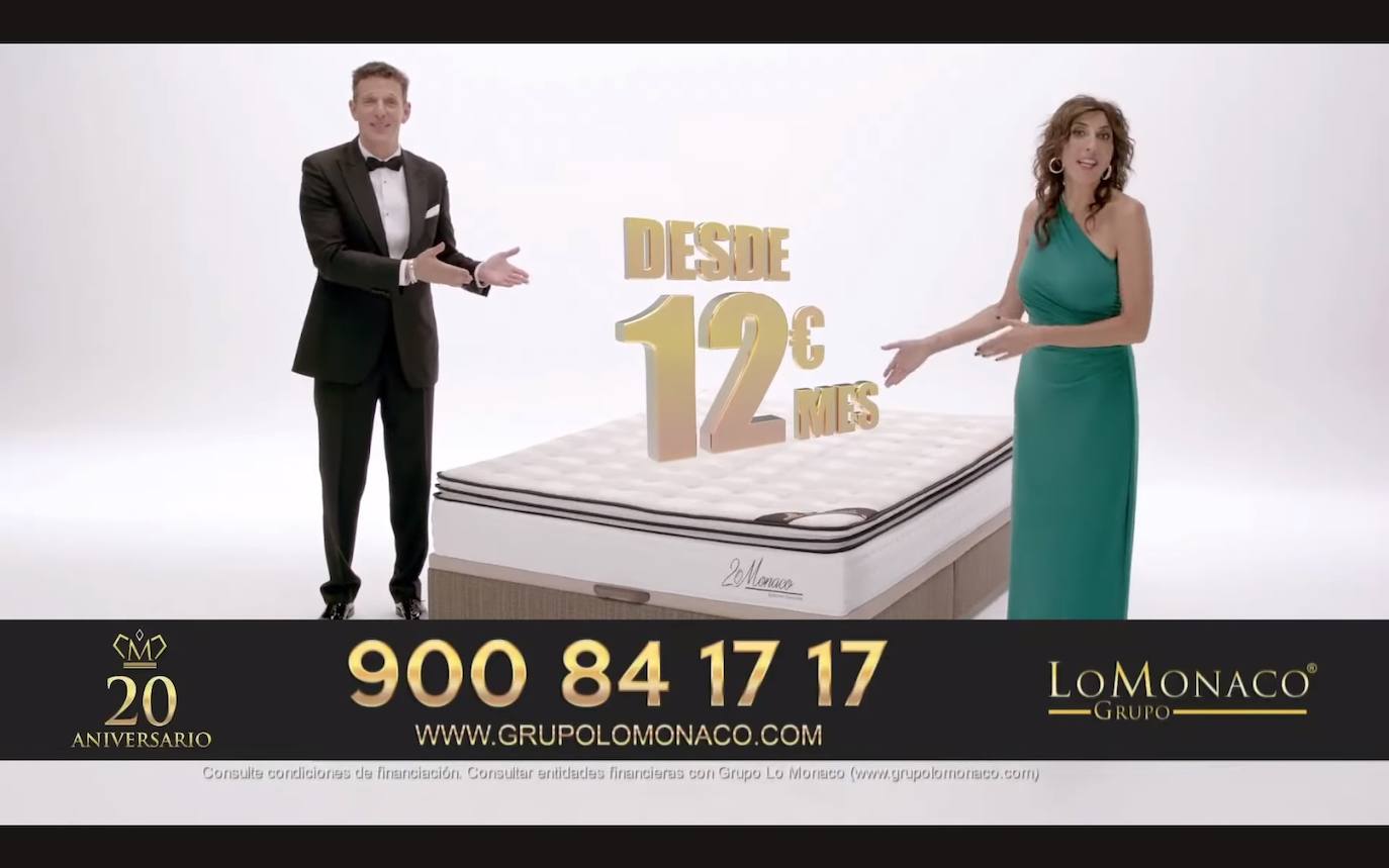 Joaquín Prats y Paz Padilla, otras caras visibles en los spots de la firma granadina.