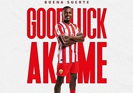 Sergio Akieme sale de la UD Almería con destino Francia.