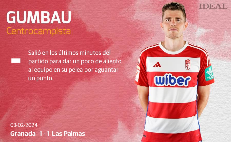 Las notas de los jugadores del Granada ante Las Palmas