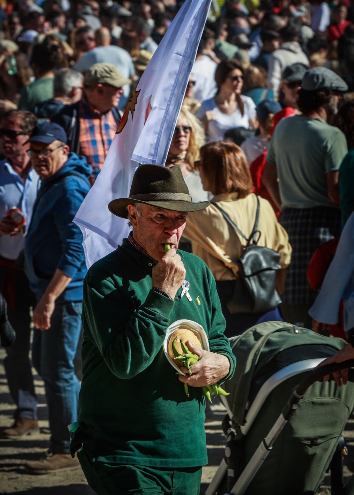 Las imágenes de la celebración de San Cecilio en Granada: salaíllas y habas para todos