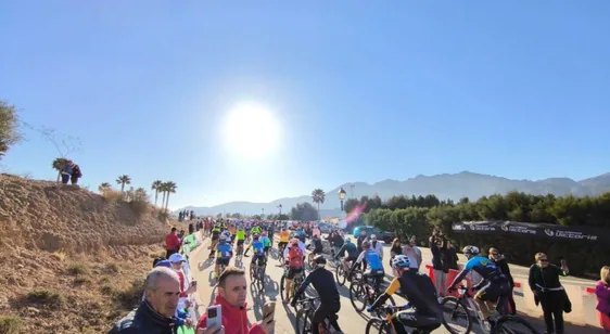 La Sierra de Cabrera se convirtió en el escenario perfecto para la cita ciclista.