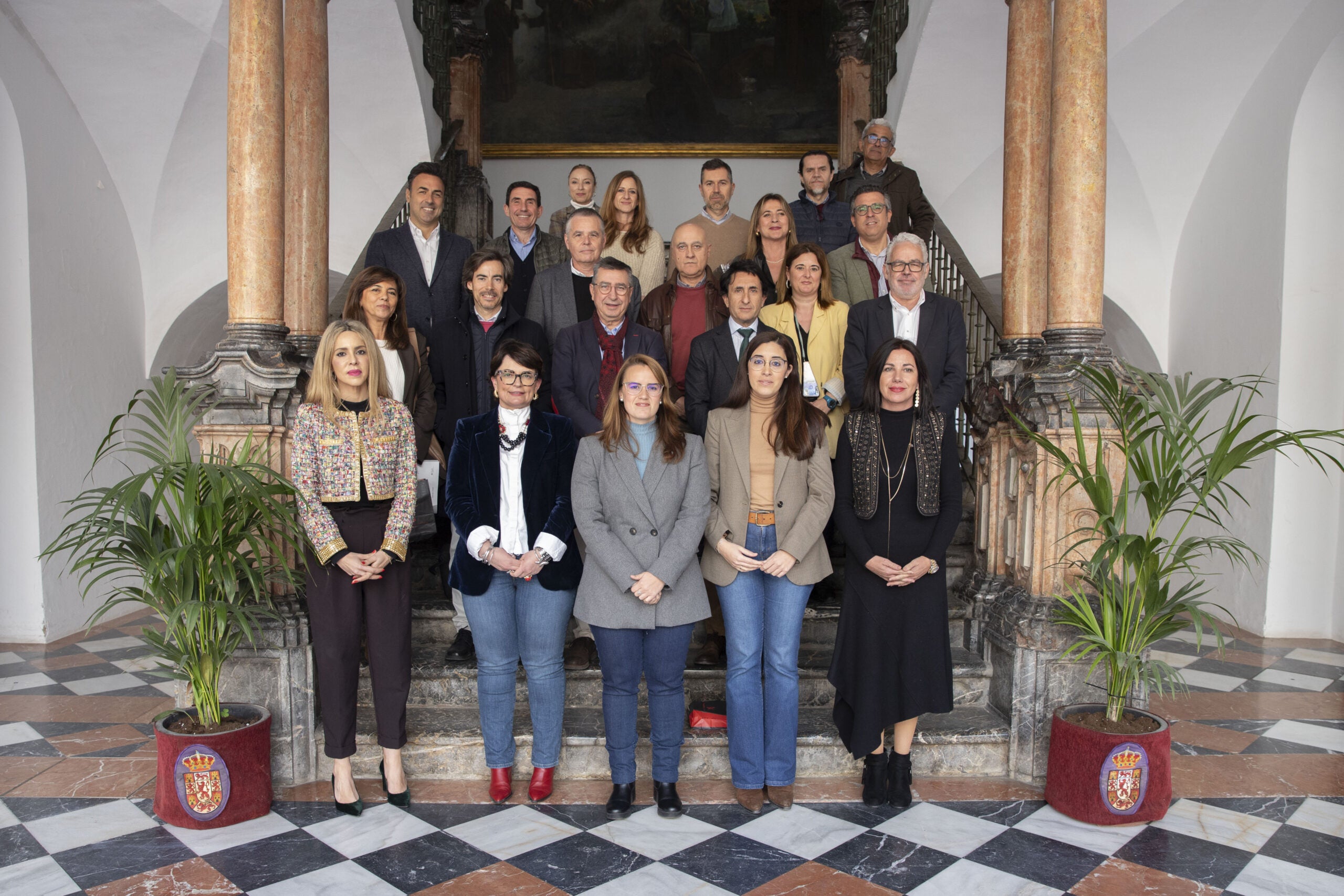 El Palacio de la Merrced de Córdoba acogió la presentación de proyecto del Camino Mozárabe de Santiago.