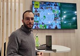 Juan Jesús Narváez durante la presentación del Plan de Sostenibilidad de Semillas Fitó.