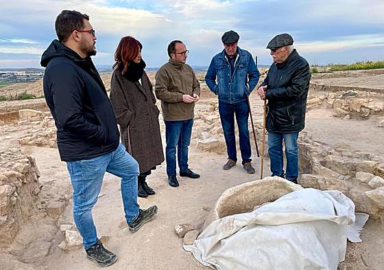 Visita a los trabajos desarrollados en el enclave de Puente Tablas.
