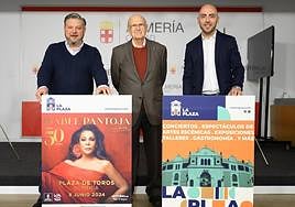 Presentación del concierto de Isabel Pantoja en Almería.