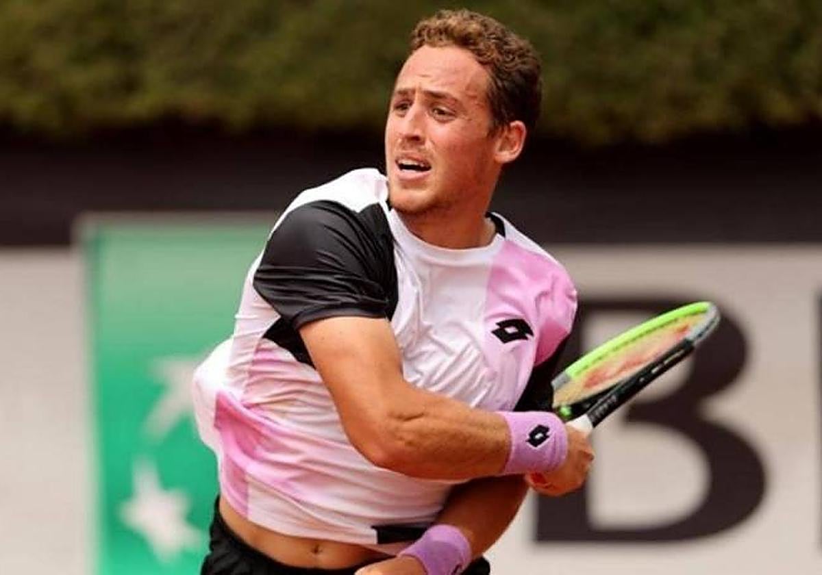 Roberto Carballés, durante un partido anterior.