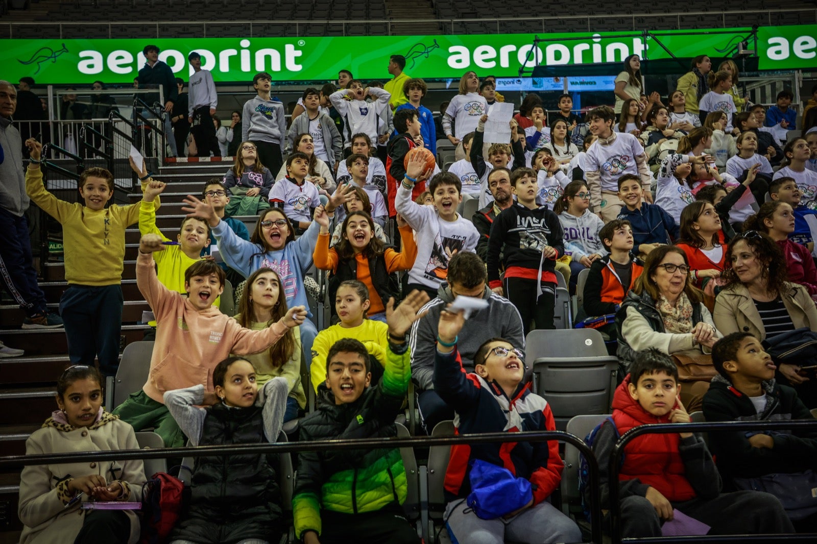 Las imágenes de los niños en el Fénix Game del Palacio de los Deportes