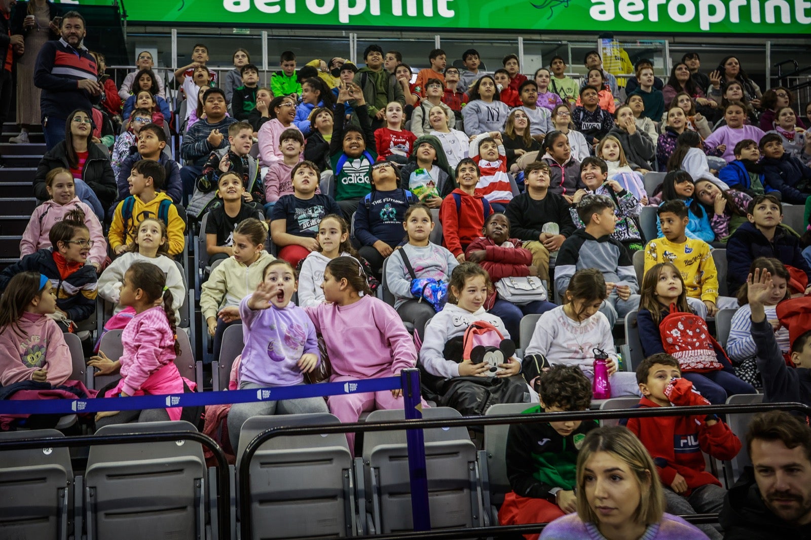 Las imágenes de los niños en el Fénix Game del Palacio de los Deportes