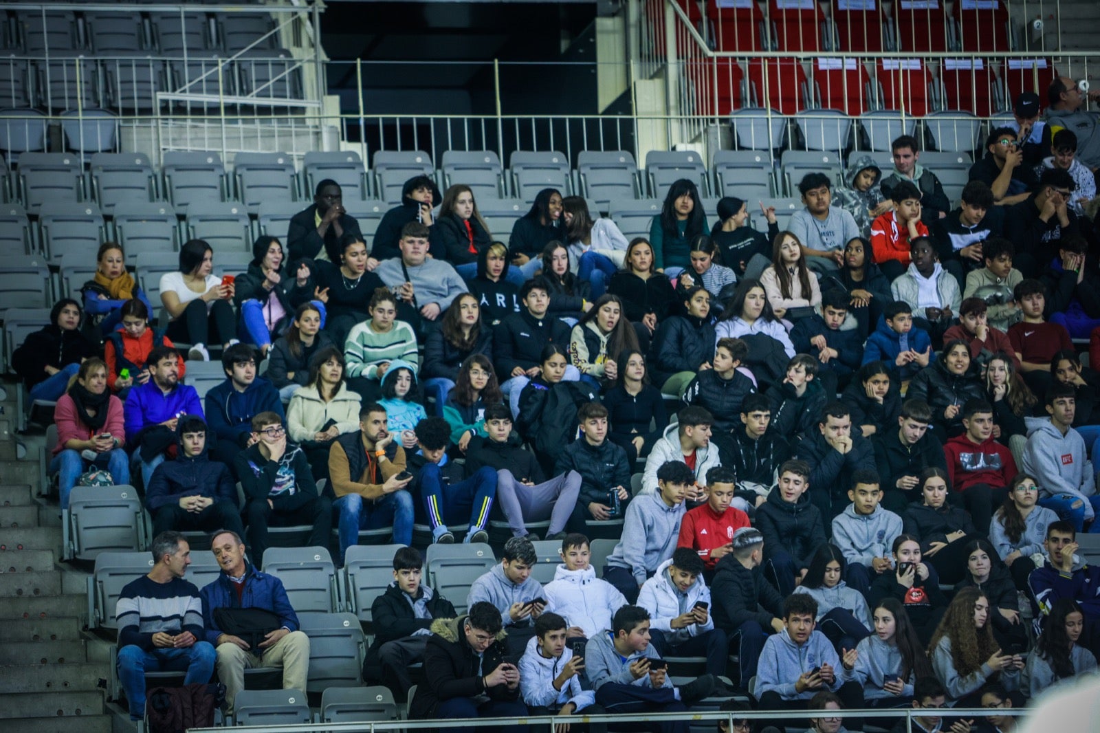 Las imágenes de los niños en el Fénix Game del Palacio de los Deportes