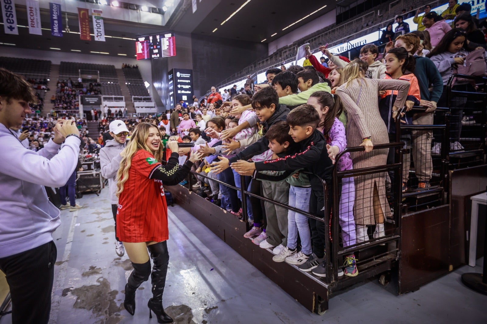 Las imágenes de los niños en el Fénix Game del Palacio de los Deportes