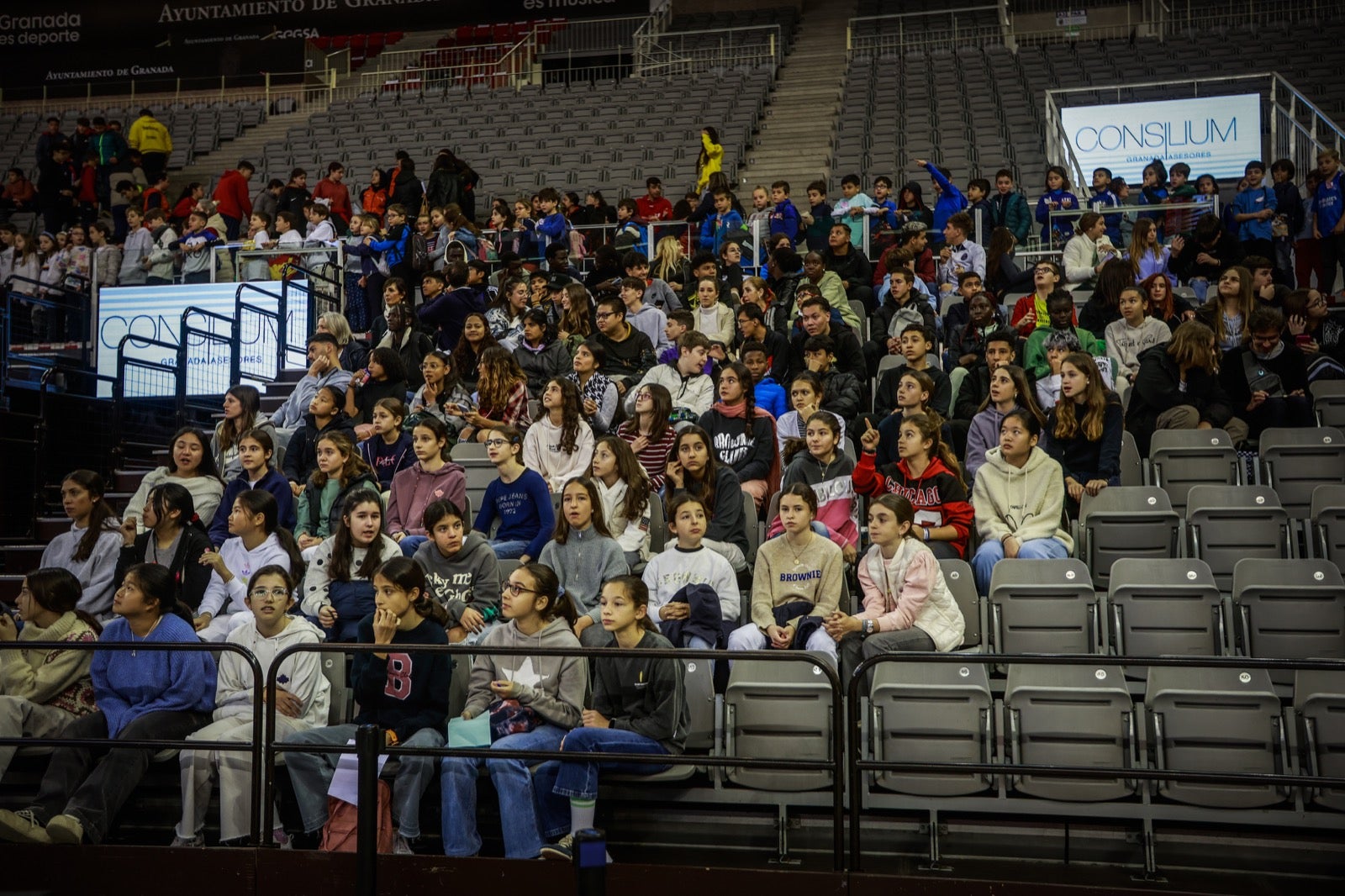 Las imágenes de los niños en el Fénix Game del Palacio de los Deportes