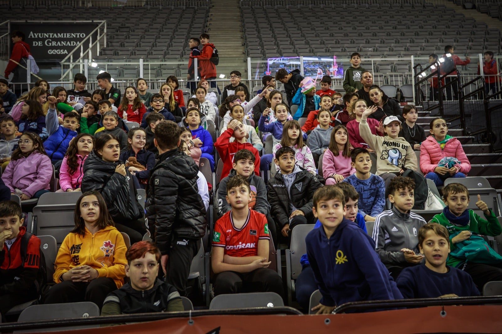 Las imágenes de los niños en el Fénix Game del Palacio de los Deportes