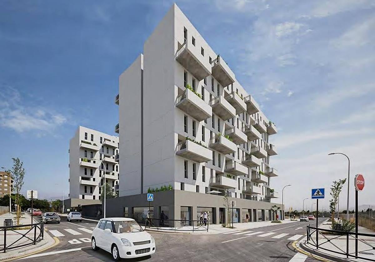 Nuevo edificio en Alquerías.