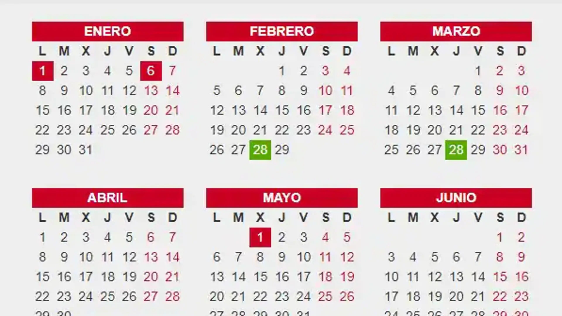 Año bisiesto con 29 días en febrero: ¿hay más festivos o vacaciones ...