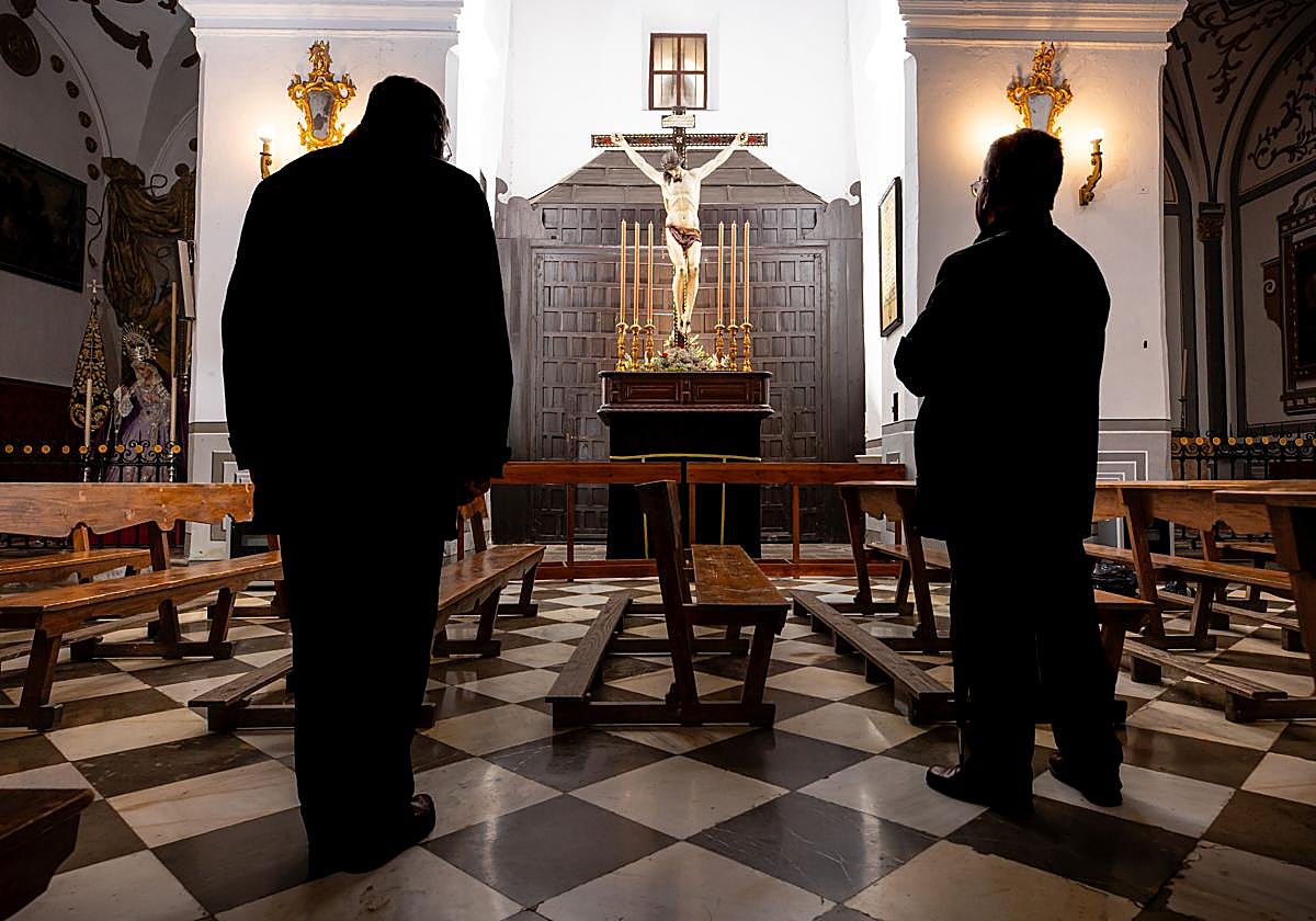 El Cristo de la Misericordia original se expone en la iglesia de San Pedro y San Pablo antes del Jueves Santo.