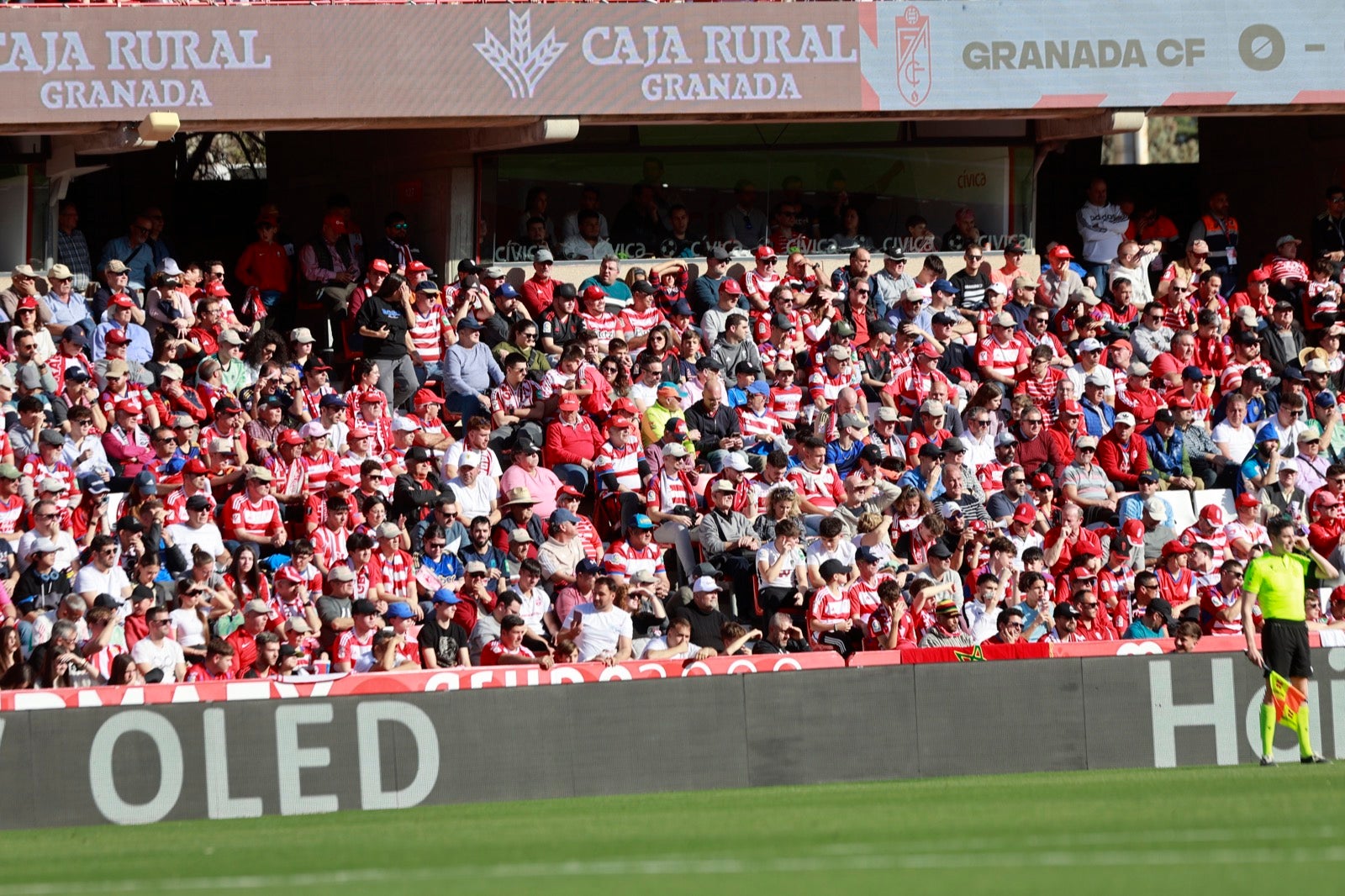 Encuéntrate en la grada en el partido entre Granada y Almería