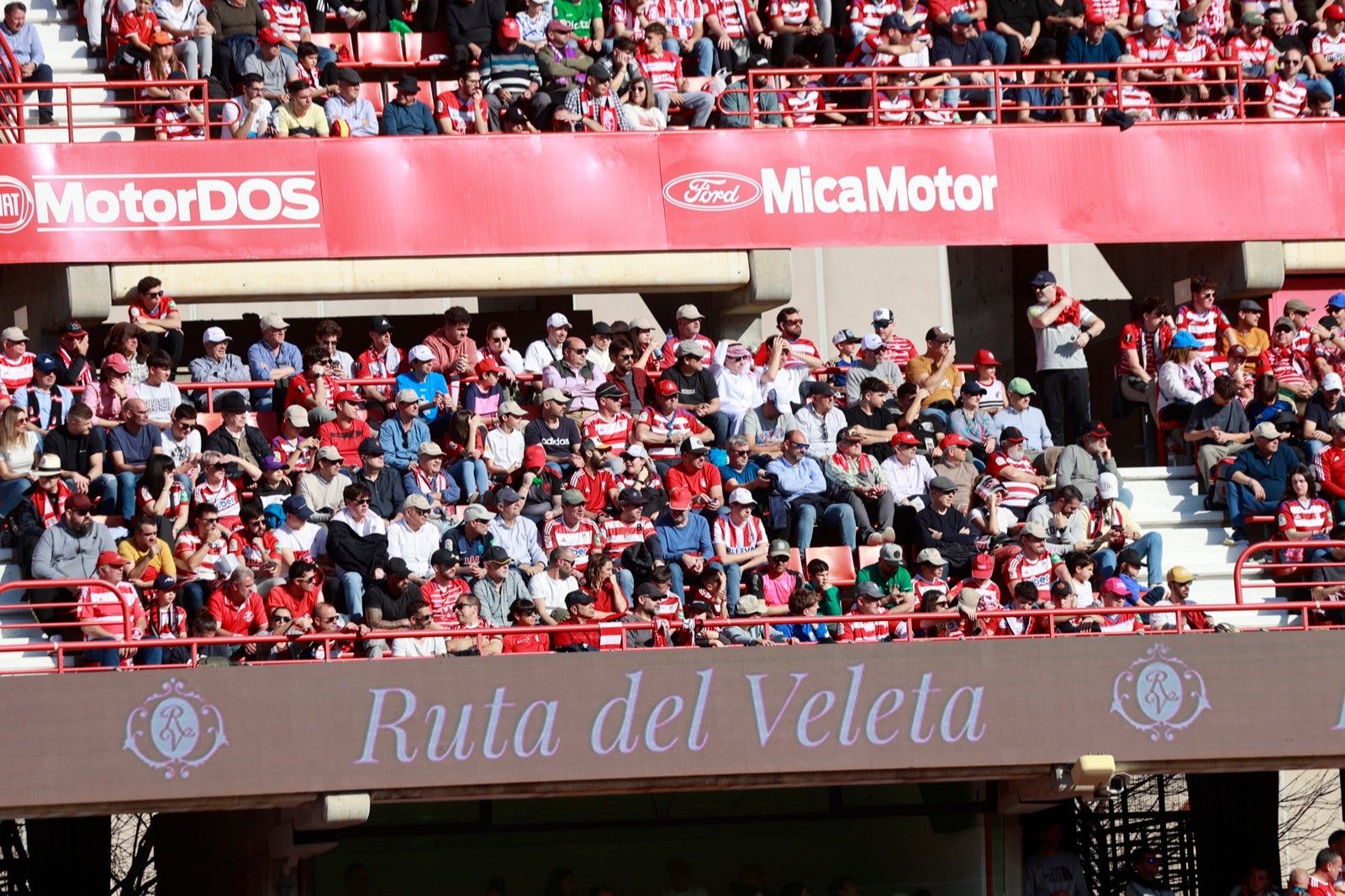 Encuéntrate en la grada en el partido entre Granada y Almería