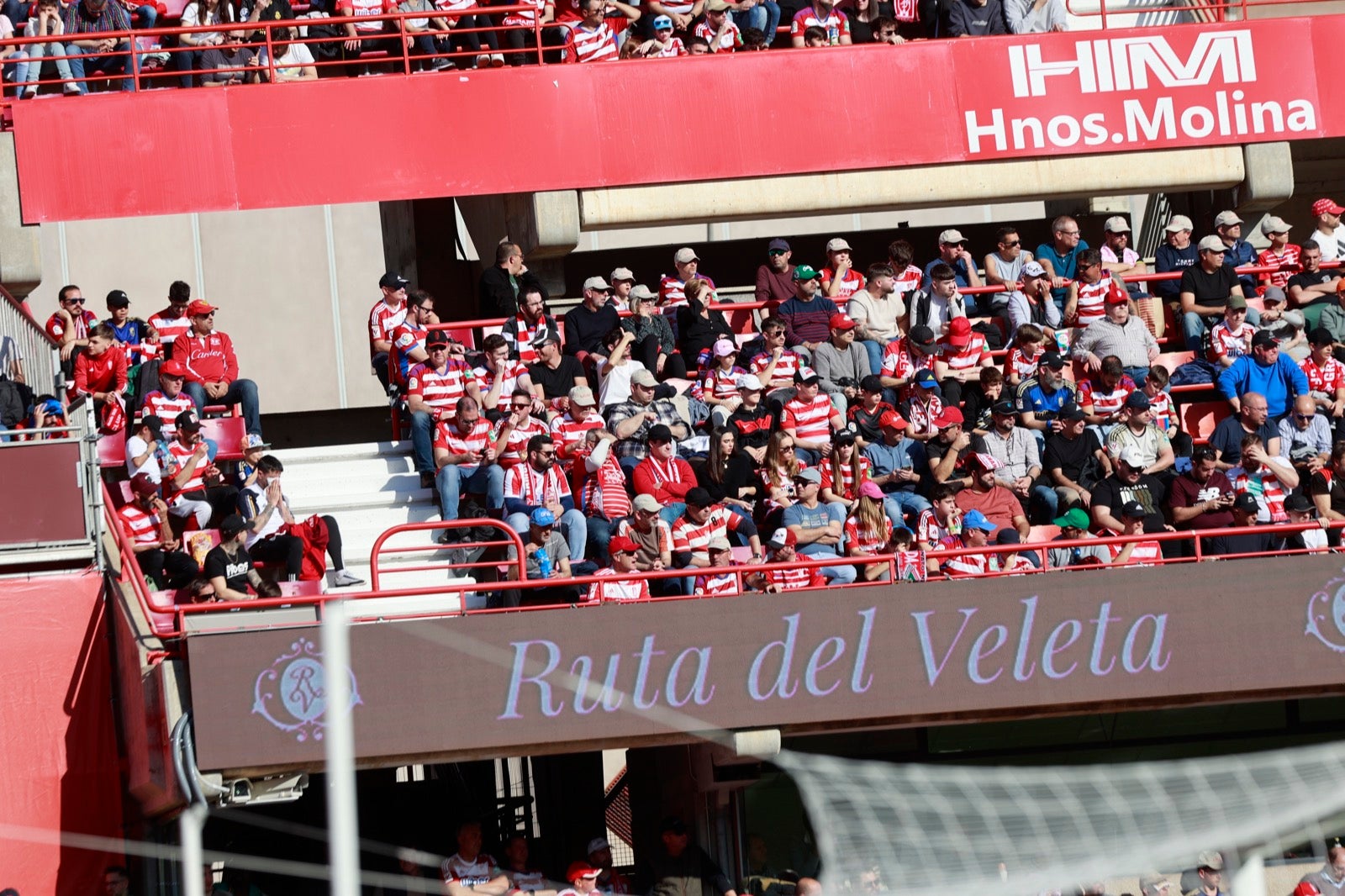 Encuéntrate en la grada en el partido entre Granada y Almería
