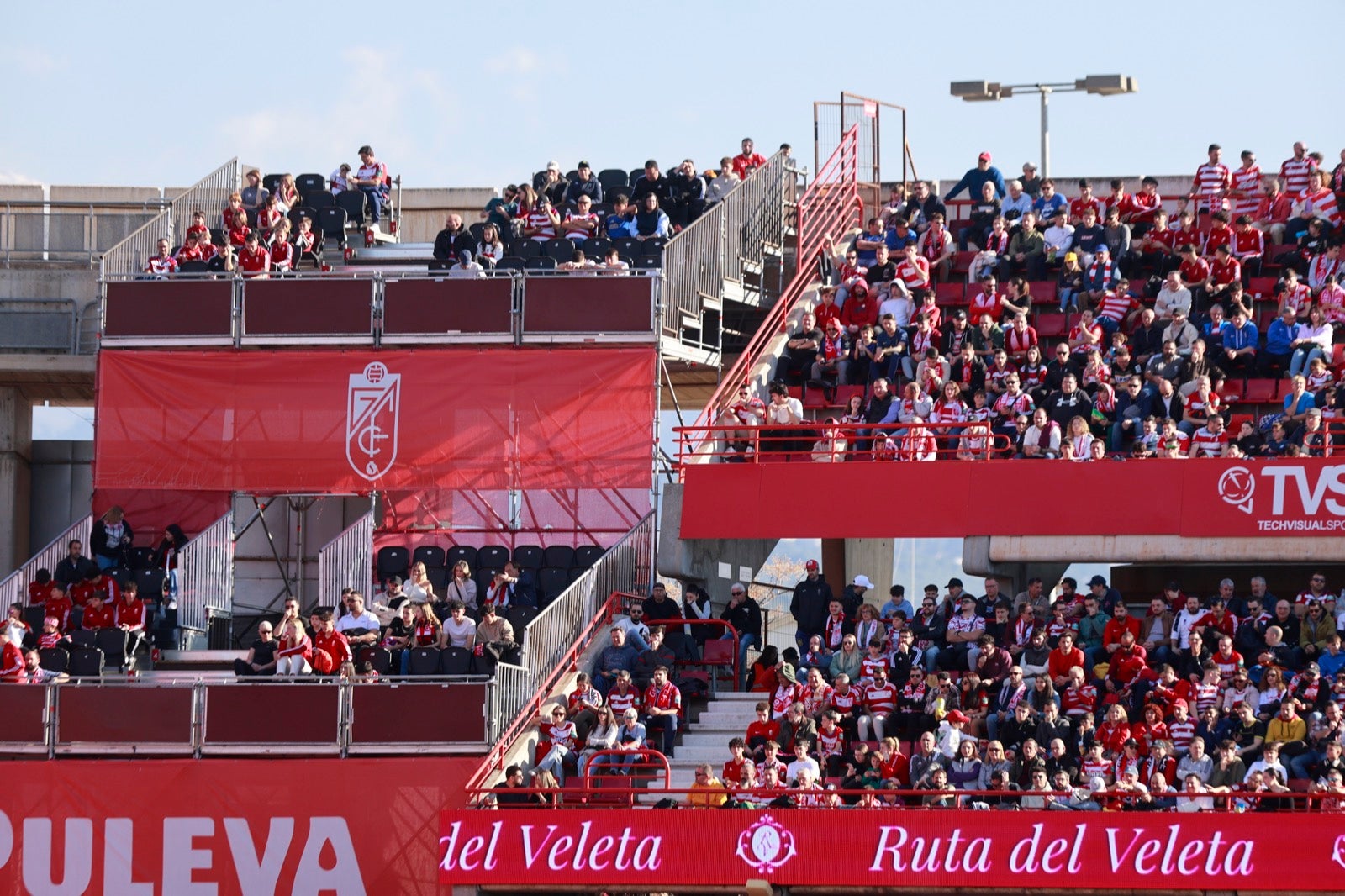 Encuéntrate en la grada en el partido entre Granada y Almería