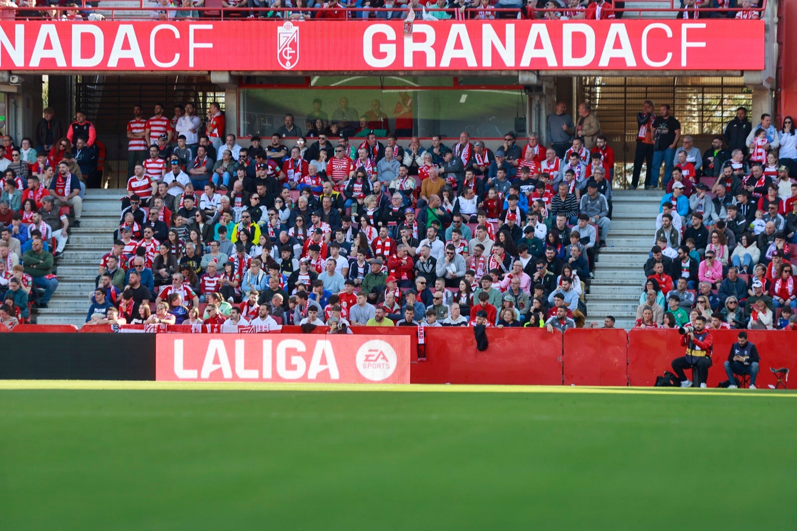 Encuéntrate en la grada en el partido entre Granada y Almería
