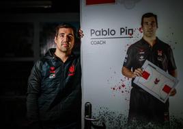 Pablo Pin abre las puertas de su despacho en el Palacio de los Deportes.