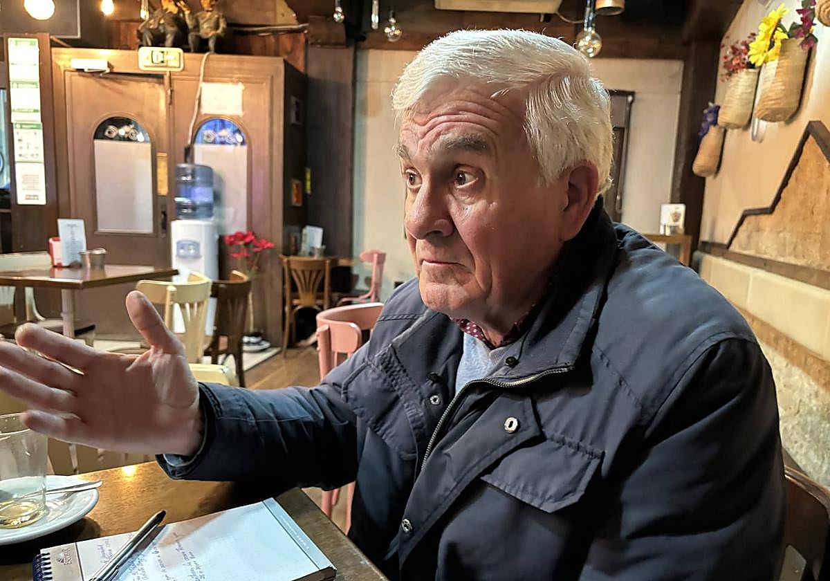 José Manuel Muñoz durante la entrevista.