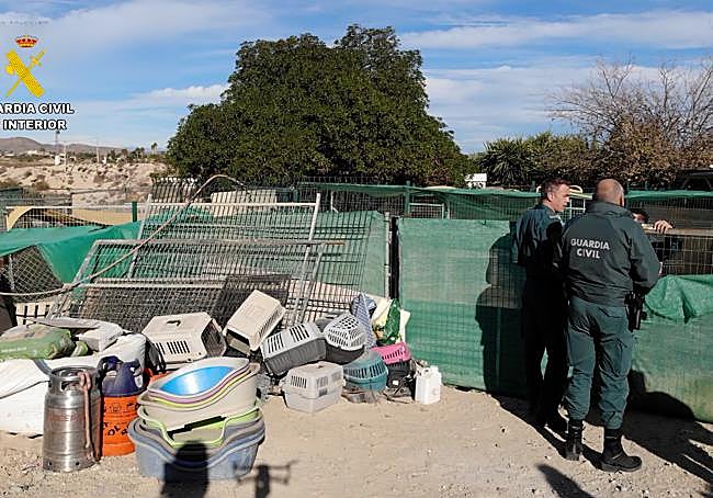 Actuación dela Guardia Civil en el refugio de Antas