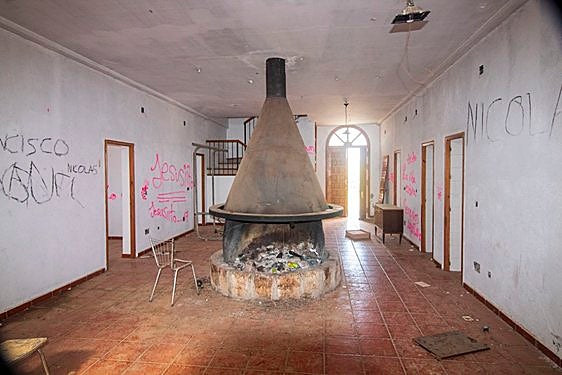 Imagen de una de los interiores del Cortijo de La Zarba.