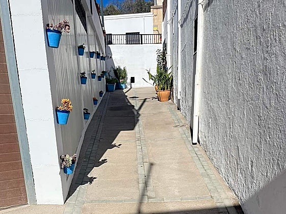 Una de las calles del municipio del Poniente almeriense.