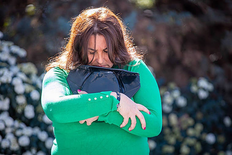 Raquel Pérez, viuda del guardia civil José Manuel Arcos.