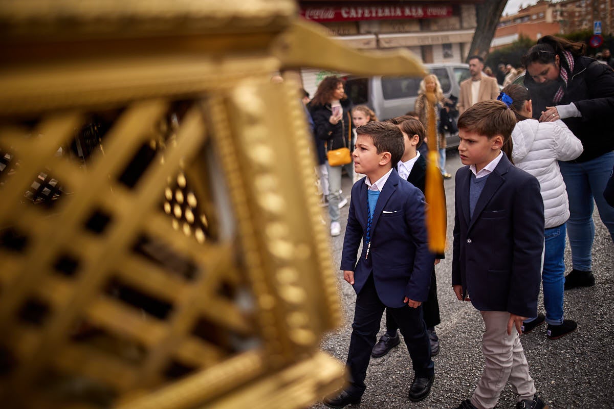 Las imágenes de la procesión infantil de los Salesianos