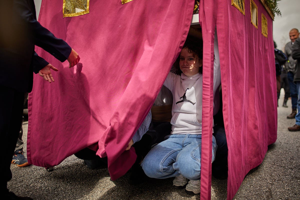 Las imágenes de la procesión infantil de los Salesianos