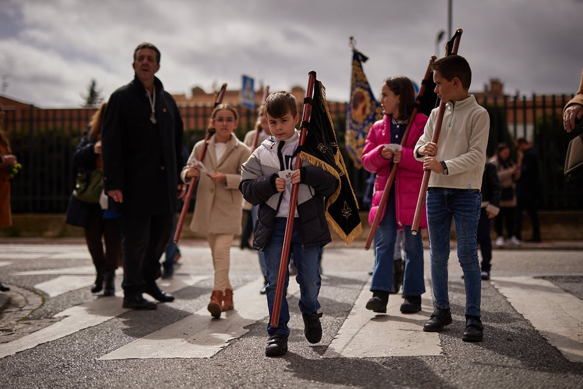 Las imágenes de la procesión infantil de los Salesianos